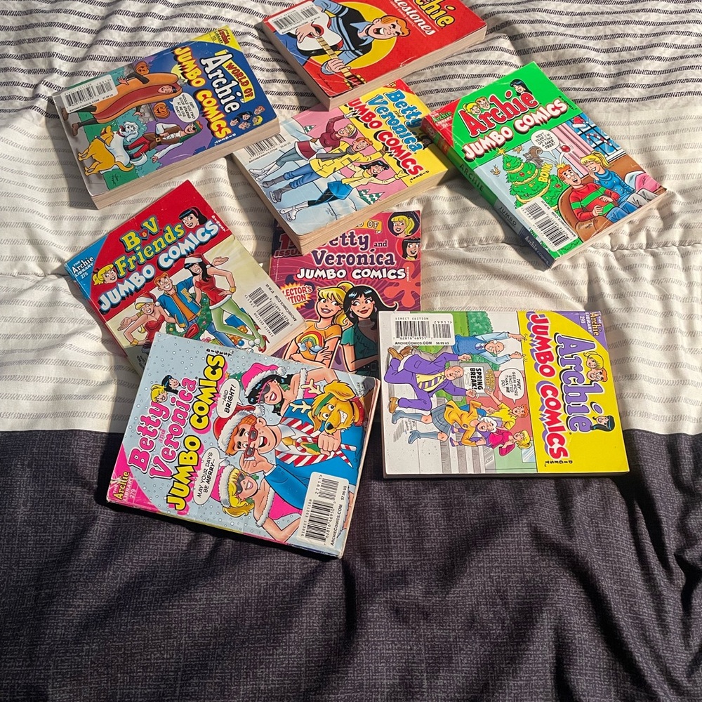 Archie Colorful Jumbo Comics Set of 6 mystery bundle